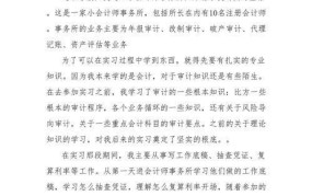 会计师事务所实习报告范文下载，如何撰写？