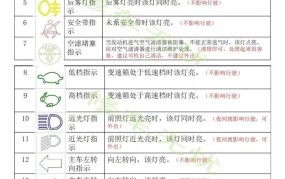 汽车仪表盘灯亮什么意思，故障排查技巧？