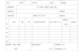 家庭经济状况调查表如何填写？注意事项有哪些？