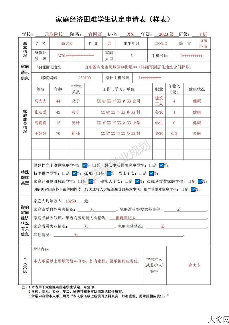 贫困生认定标准是什么？有哪些资助政策？-大将网