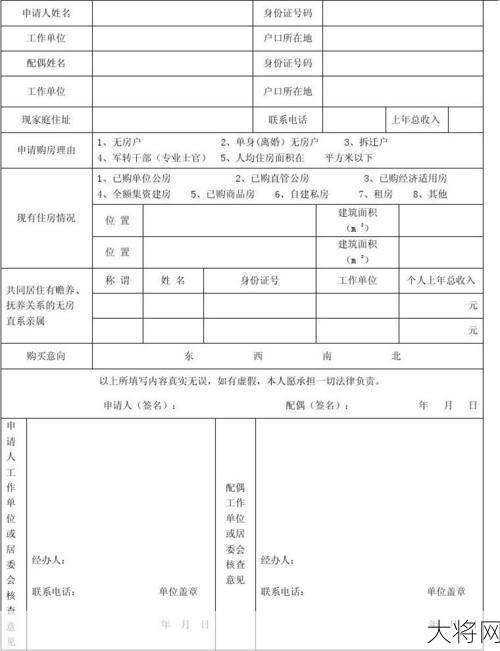 北京经济适用房申请条件是什么？如何申请？-大将网