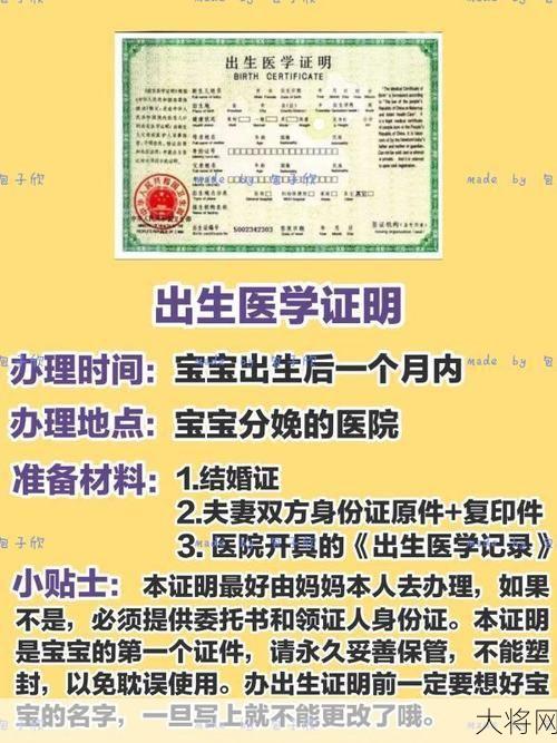 准生证取消后如何办理出生证明？需要哪些材料？-大将网