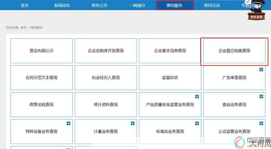 中国工商局网站如何查询企业信息？有哪些步骤？-大将网