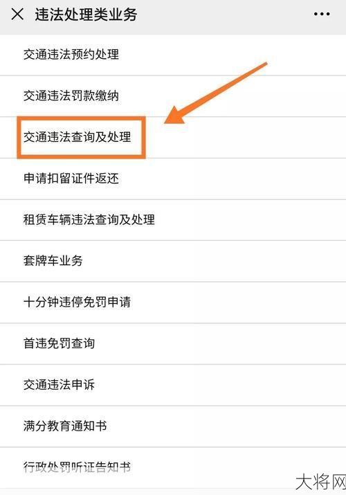 深圳交通违章如何查询？便捷查询方式一览。-大将网