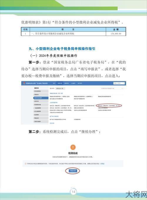 小型微利企业所得税优惠政策解析与申请流程？-大将网