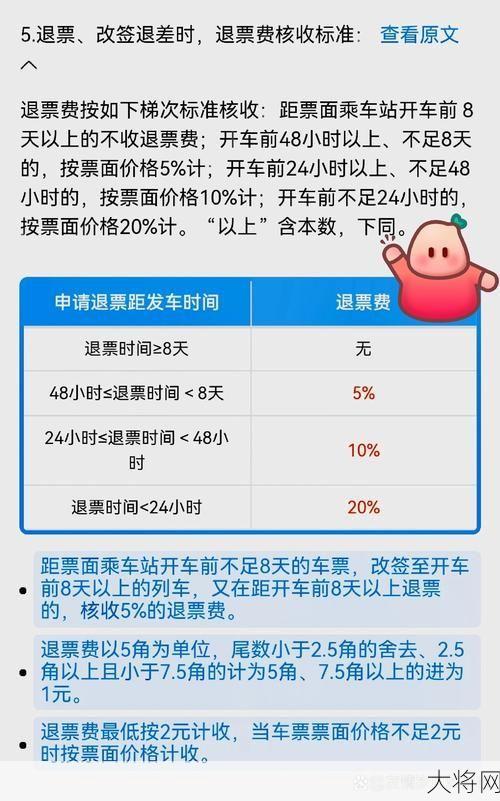 12306退票规则解读，如何正确操作？-大将网