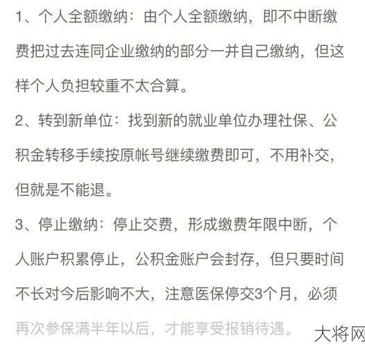 辞职后五险一金处理指南，如何办理转移和续交？-大将网